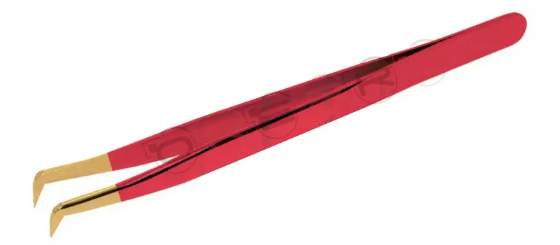 Russian Volume Tweezer 90° (Wide Tip), model ET-01-03-09