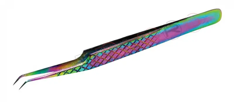 Pro Straight 6mm 45­° Volume Tweezer, model ET-02-02-04