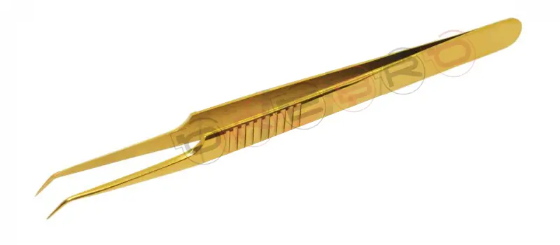 Pro Straight 6mm 45­° Volume Tweezer, model ET-02-02-08