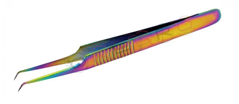 Pro Straight 6mm 45­° Volume Tweezer, model ET-02-02-09
