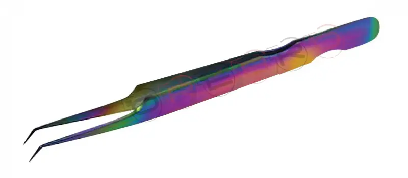 Pro Straight 6mm 45­° Volume Tweezer, model ET-02-02-10