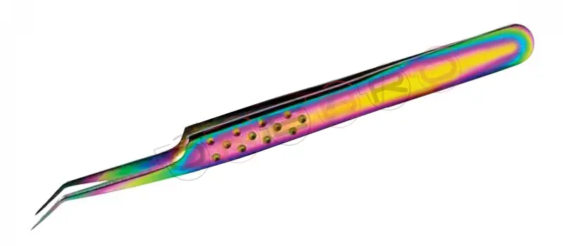 Pro Straight 10mm 45­° Volume Tweezer, model ET-02-03-10