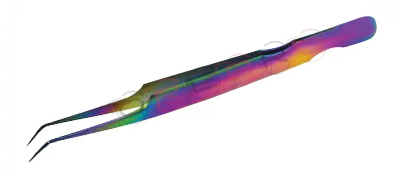 Pro Straight 10mm 45­° Volume Tweezer, model ET-02-03-11