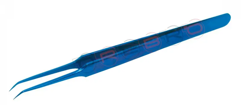 Needle Nose 6mm 45° Volume Tweezer, model ET-03-02-04