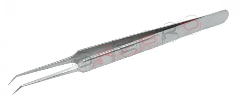 Needle Nose 6mm 45° Volume Tweezer, model ET-03-02-05
