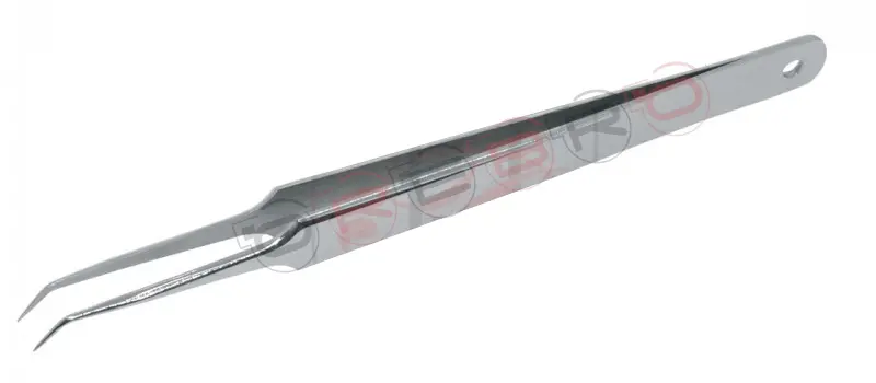 Needle Nose 6mm 45° Volume Tweezer, model ET-03-02-07