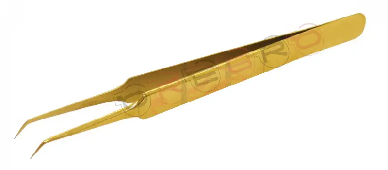 Needle Nose 6mm 45° Volume Tweezer, model ET-03-02-08