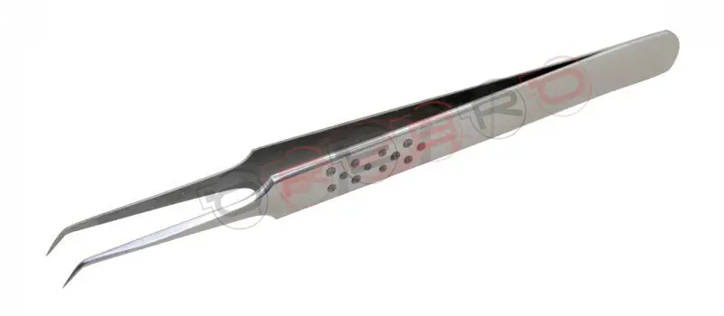 Needle Nose 6mm 45° Volume Tweezer, model ET-03-02-10