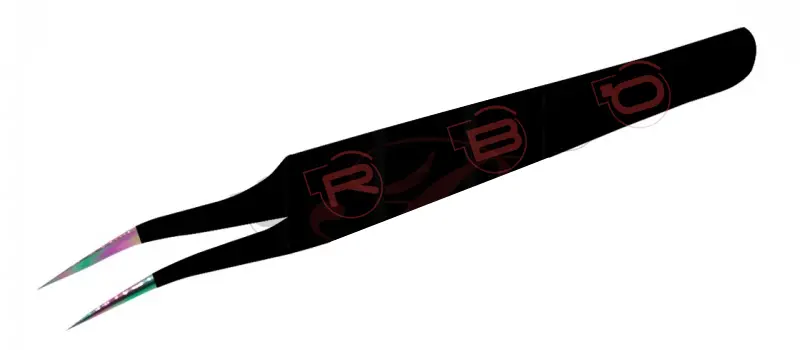 Pro Straight 12mm 45° Volume Tweezer, model ET-04-03-05