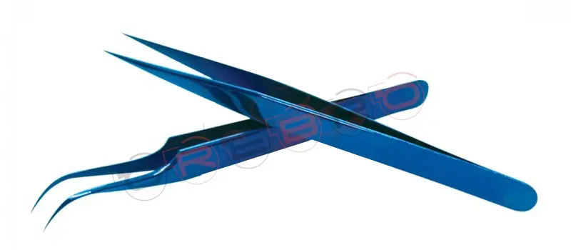 Straight Isolation Tweezers (12cm) (Narrow Tip)Curved Classic Volume Tweezer (12cm), model ET-04-05-08