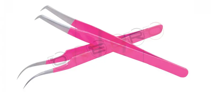(Narrow Tip) Russian Volume 75° Tweezer (11.5cm) (Narrow Tip)Curved classic Volume Tweezer (12cm), model ET-04-05-12