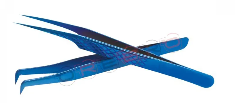 Pro Straight Angle Isolation Tweezer (12cm) Diamond Elite (Wide Tip) Russian Volume 90° tweezer (11.5cm), model ET-04-05-24