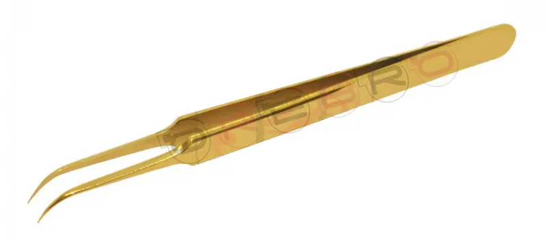 Needle Nose Curved Volume Tweezer, model ET-05-04-03