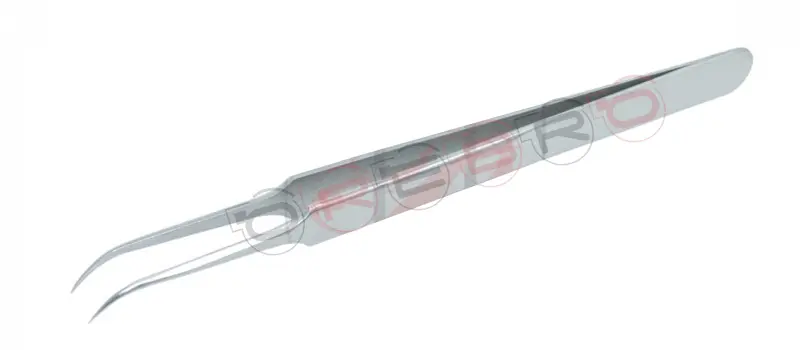 Needle Nose Curved Volume Tweezer, model ET-05-04-05
