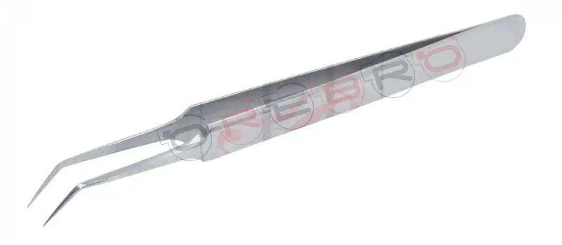 Needle Nose 10mm 45° Volume Tweezer, model ET-05-05-02