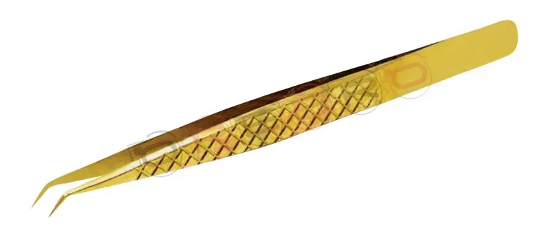 Straight 6mm 45° Volume Tweezer, model ET-06-04-05
