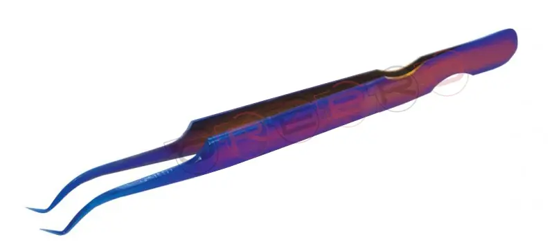 Curved V-Shape 45­° Volume Tweezer, model ET-06-05-02