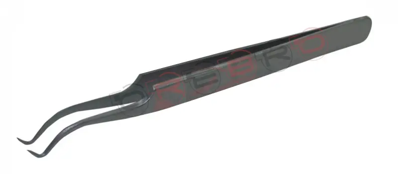 Curved V-Shape 45­° Volume Tweezer, model ET-06-05-05