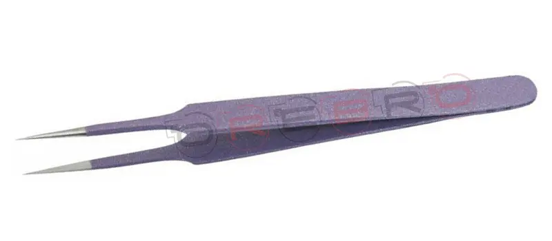 Needle Nose Straight Isolation Tweezer, model ET-06-06-05