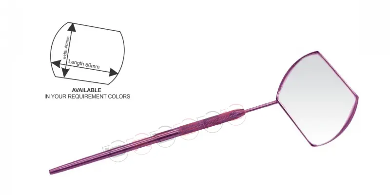 ROUND & RECTANGULAR MIRRORS- Radius: 60mm *40mm, model ET-07-01-45