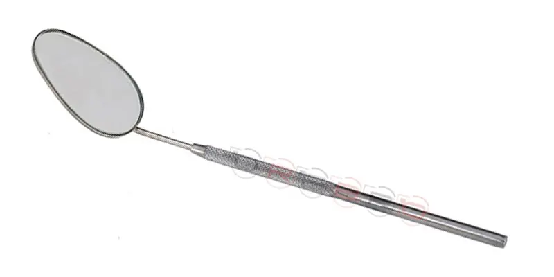 Egg Shaped Eyelash Mirror With Handle, model ET-07-01-55