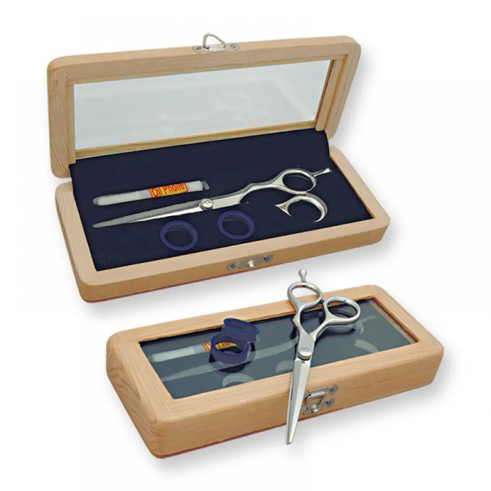 Scissors Wooden Case, model OI-19-7236