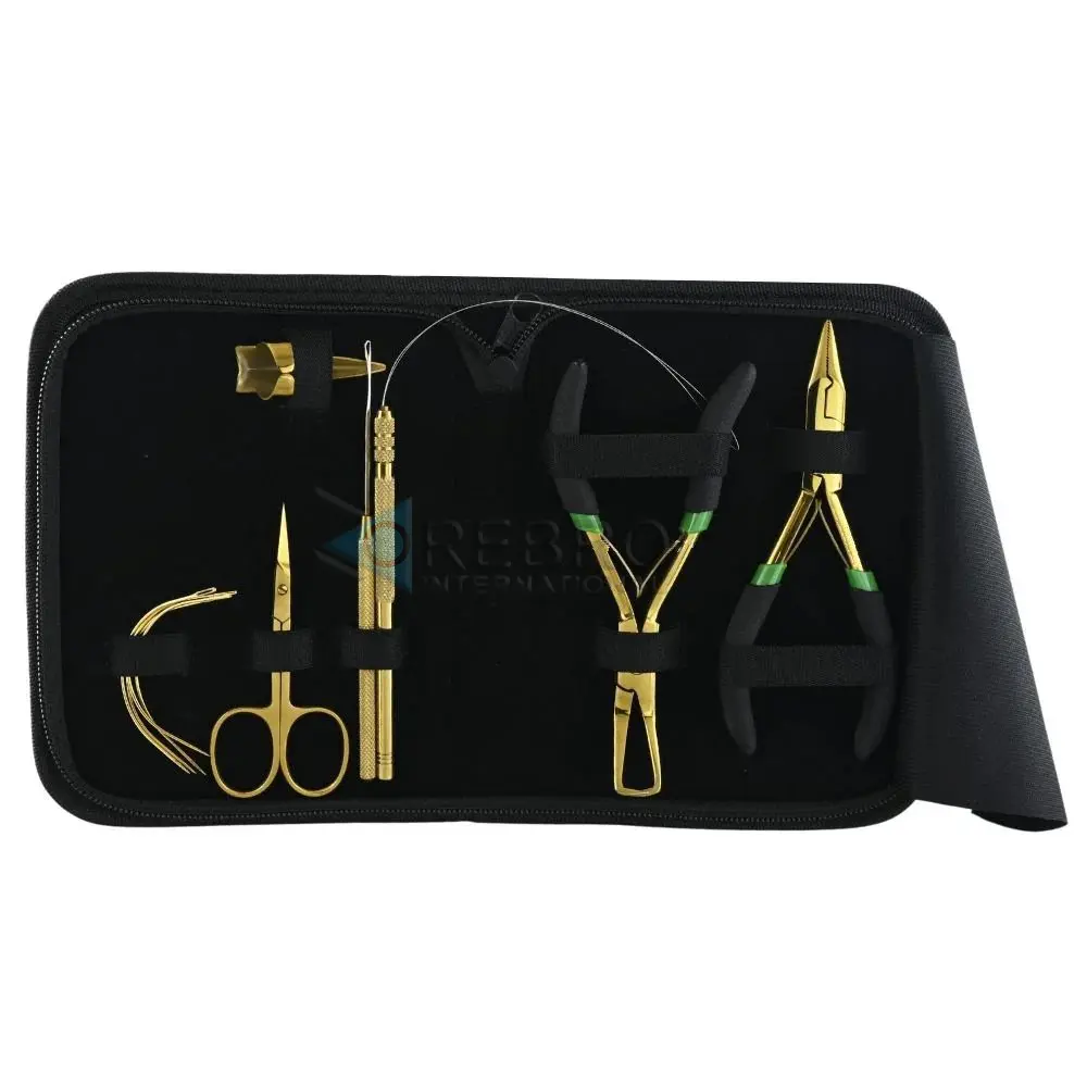 Hair Extension Tools Kit- Gold, model OI-20-7363