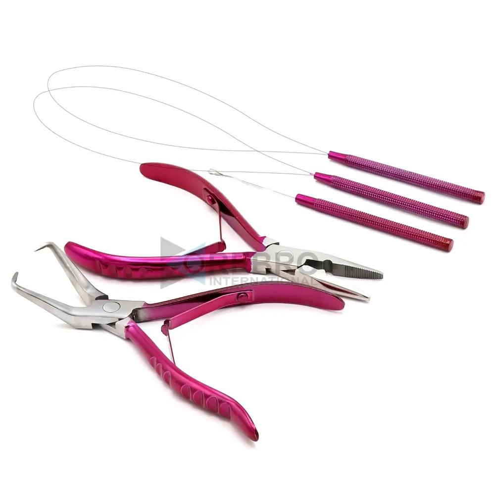Hair Extension Tools Kit- Magenta, model OI-20-7366