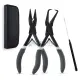 Hair Extension Tools Kit- Black OI-20-7370, view 3