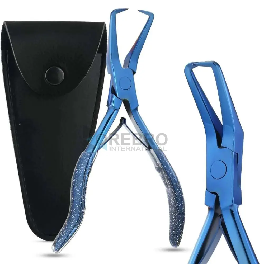 Hair Extension Micro Beads & Tape in Remover Plier-Blue, model OI-20-7474