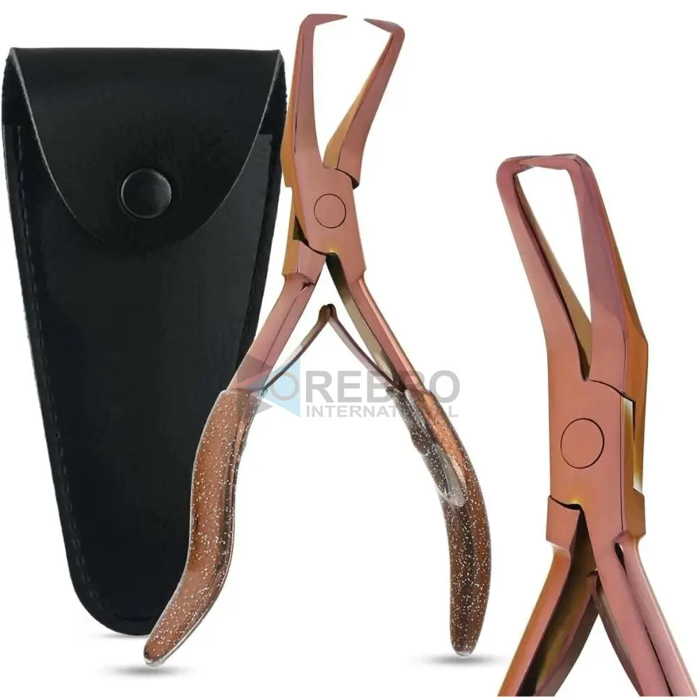 Hair Extension Micro Beads & Tape in Remover Plier- Rose Gold, model OI-20-7481
