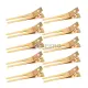 GOLD 1.75 Inches Double Prong Hair Clips, Pack of 10-PCS OI-20-7489, view 4