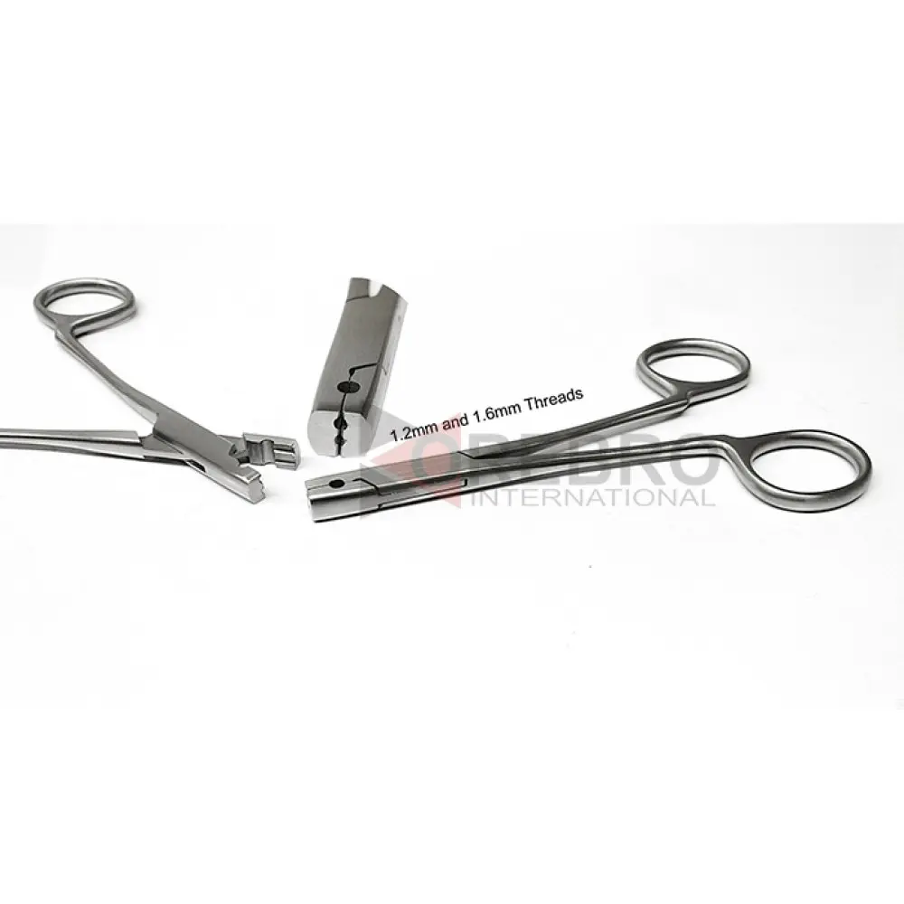 Bioplast Threading Forceps-1.2mm & 1.6mm Threads, model ORB-BPT-1945