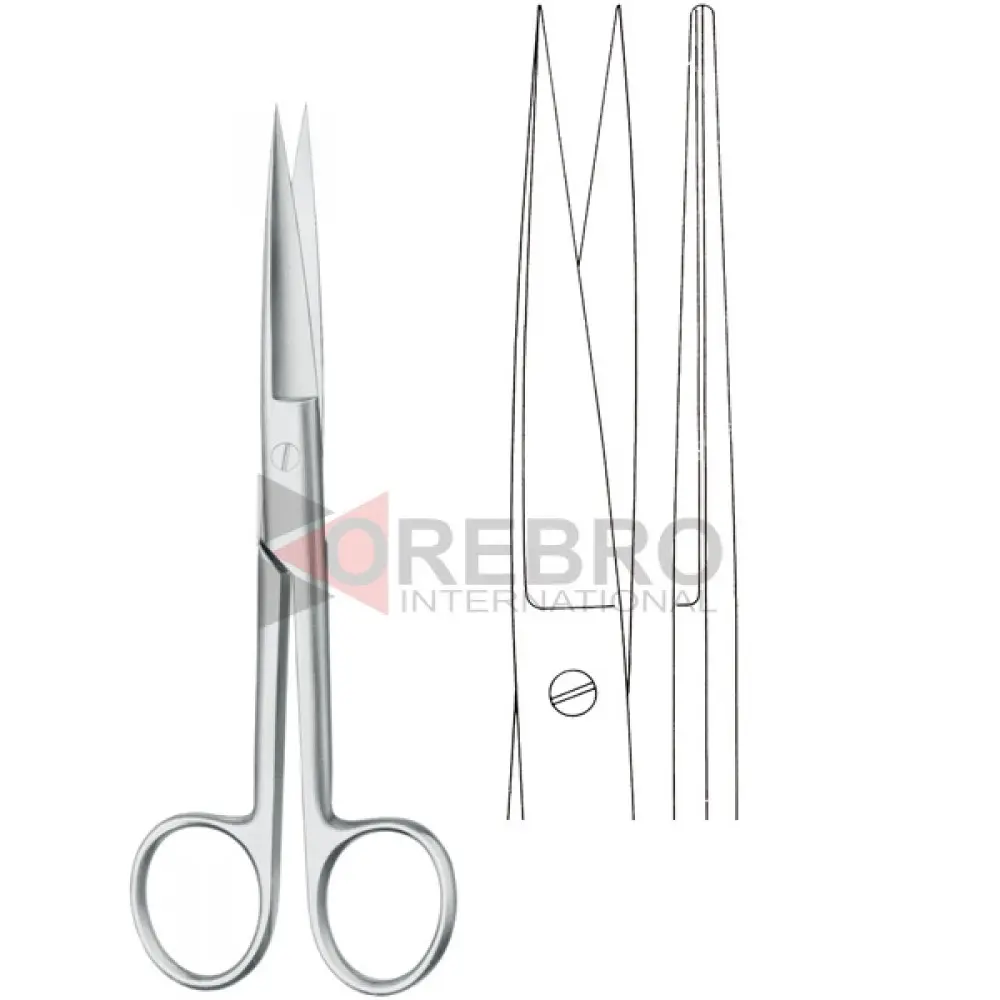 Dressing Scissors, Pointed / Pointed, Straight, model ORB-BPT-2102