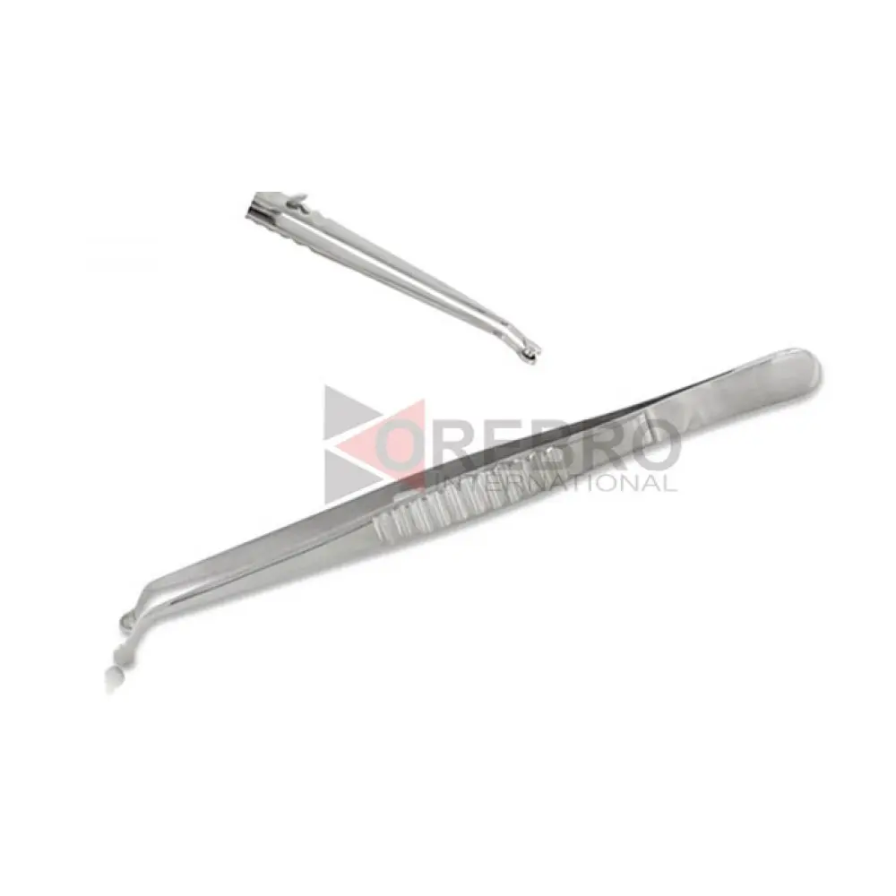 Bead Holding Tweezers Angled Tip, model ORB-BPT-2203