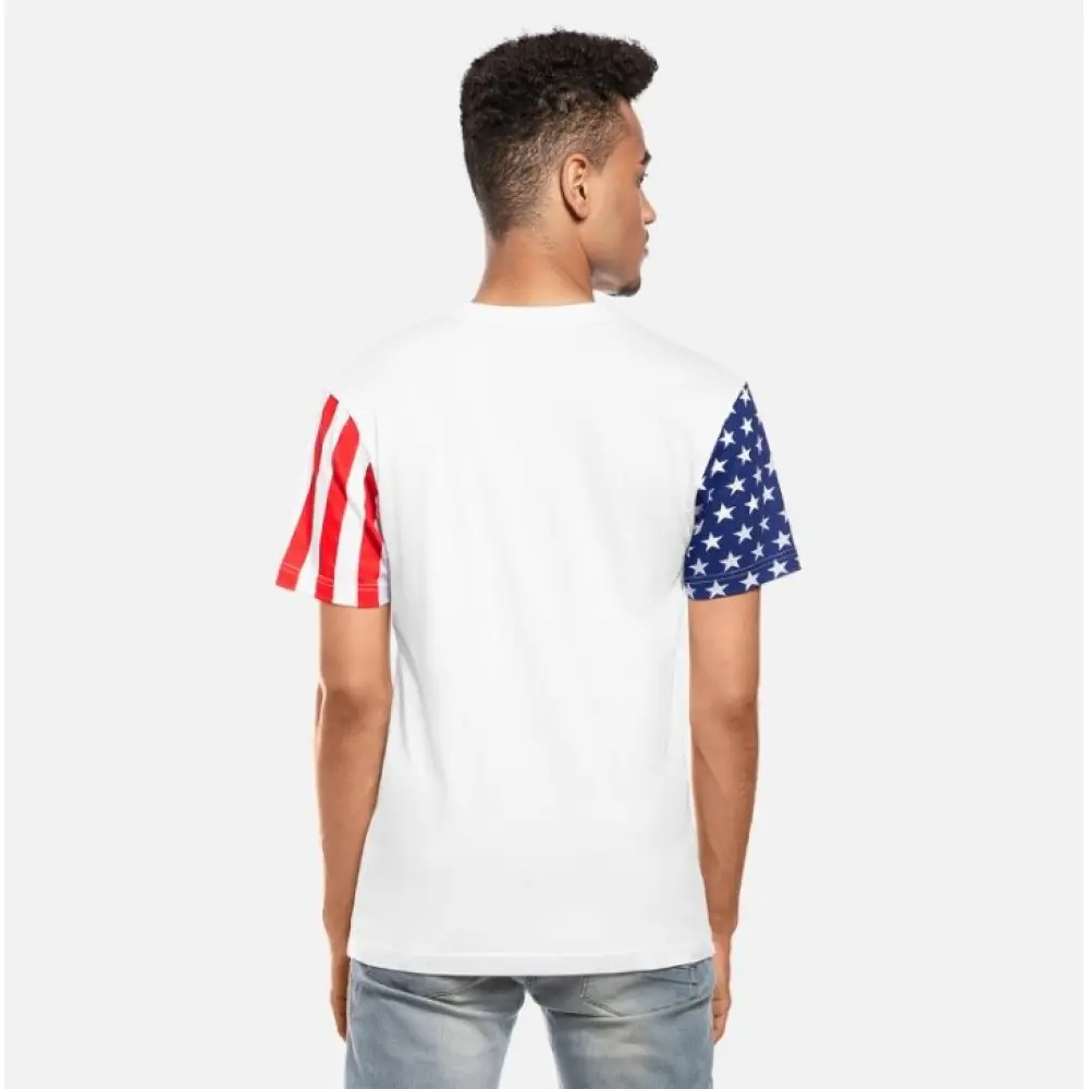 Unisex Stars & Stripes T-Shirt ORB-BPT-3603, view 3