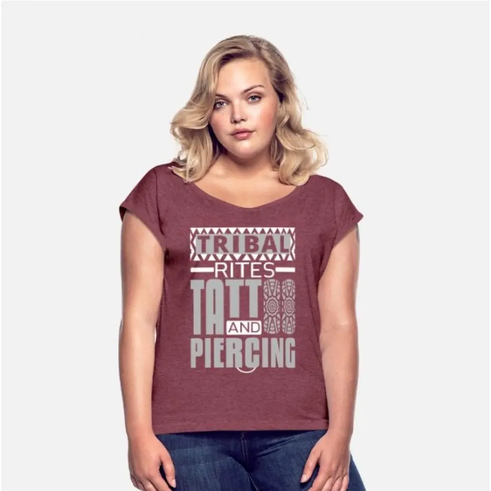 Women's Rolled Sleeve T-Shirt ORB-BPT-3706, view 3