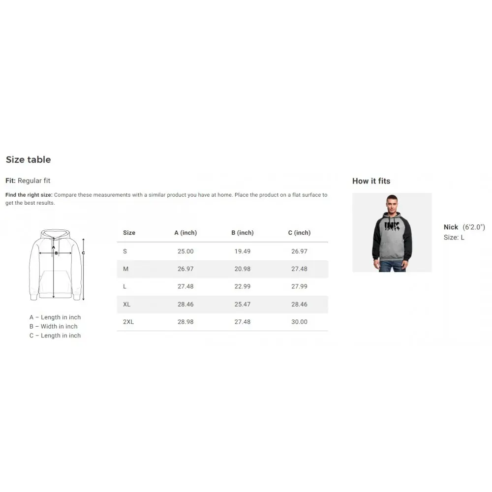 Unisex Colorblock Hoodie ORB-BPT-3801, view 4