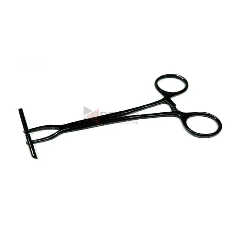 Straight Line Septum Forceps- Black Oxide Coated, model ORB-BPT-4020