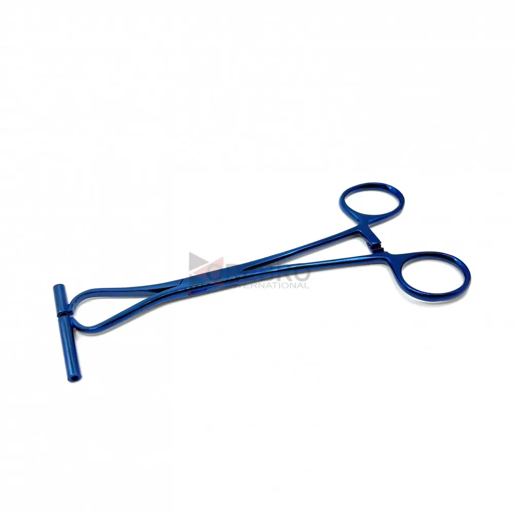 Extra Long Septum Forceps - Blue Oxide Coated, model ORB-BPT-4029