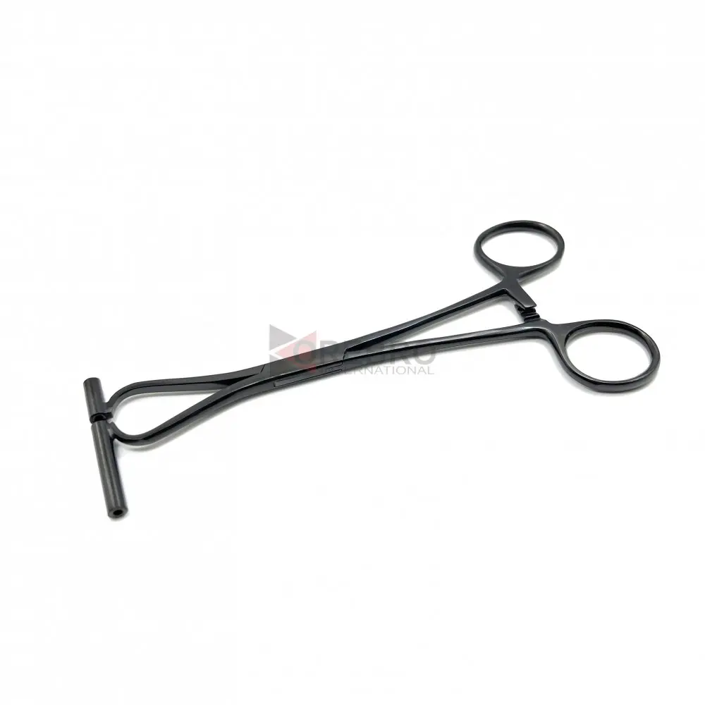Extra Long Septum Forceps - Black Oxide Coated, model ORB-BPT-4041