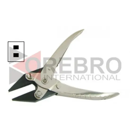 Parallel Action Narrow Flat Nose Pliers, model ORB-JT-1603