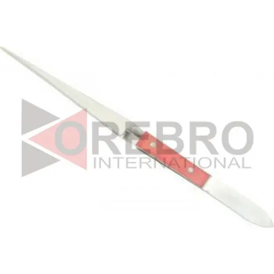 Straight Fiber Grip Self Locking Tweezer, model ORB-JT-2520