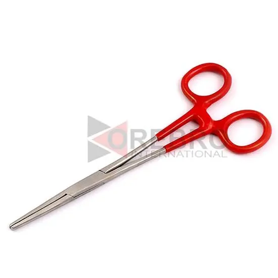 Hemostat Straight With Plastic Grips, model ORB-JT-3417