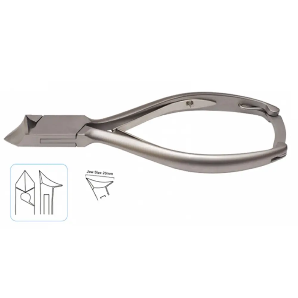 Nail Nipper 20mm Concave Jaw 14cm, model ORB-PI-1007