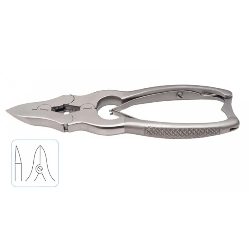 Double Action Nail Clipper Straight Double Spring 15cm, model ORB-PI-1048