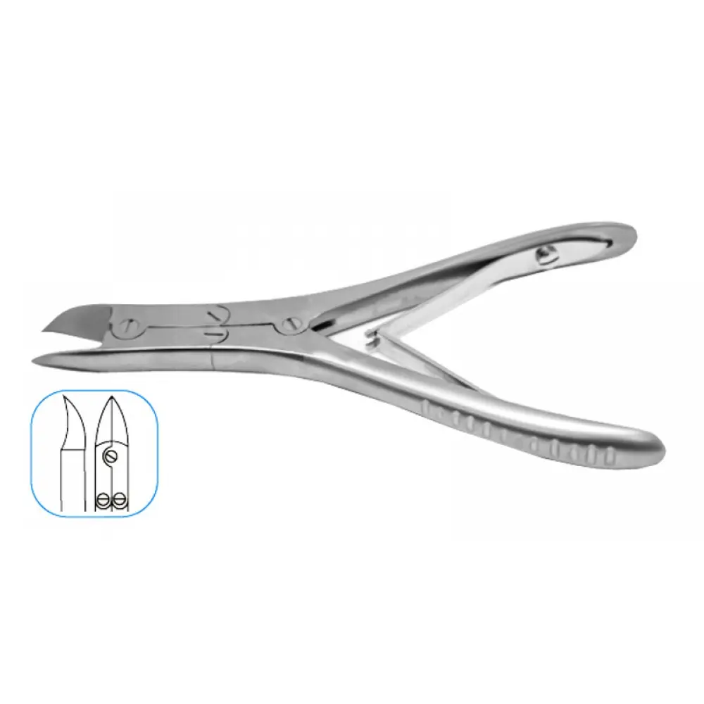 Curved Double Action Nail Clipper Extra Fine 15cm, model ORB-PI-1051