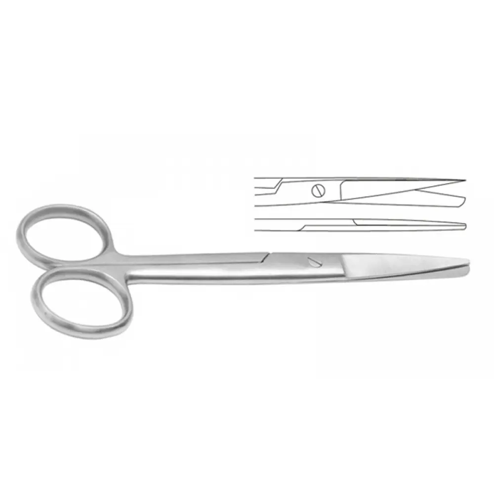 Operating Scissors 14.5cm Straight Sharp/Blunt, model ORB-PI-1433