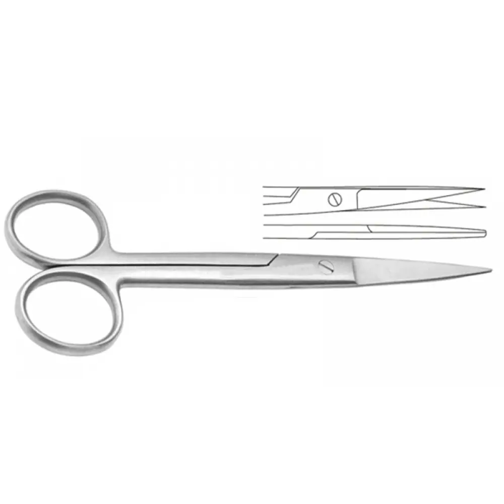 Operating Scissors 14.5cm Straight Sharp/Sharp, model ORB-PI-1435